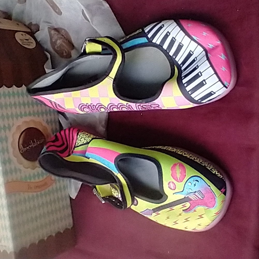 Hot chocolate designs Nova and Orion Mary Jane flats
